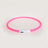 Rechargeable LED silicone dog collar in Multicolour, top view