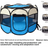 Tool-free pet enclosure for cats and dogs, second detail photo