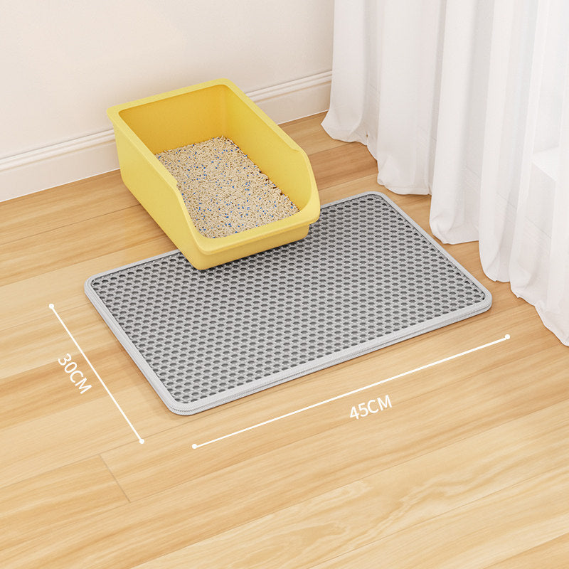 Anti-Slip Double Layer Cat Litter Control Mat