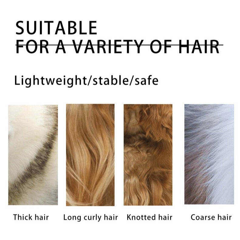 Cordless Dog Hair Clipper Kit with Thin or Thick Cutter Heads