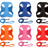 Navy denim back-clip dog harness, ideal for everyday use