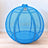 Foldable outdoor cat enclosure with mesh sides, alternative angle view