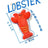 Soft plush marine animal dog toys in assorted colours laid out together - photo 2
