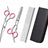 Stainless steel pet grooming scissors set with comb, photo 3 of 30