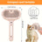 Long Handle Pet Steam Spray Massage Comb for Dogs and Cats