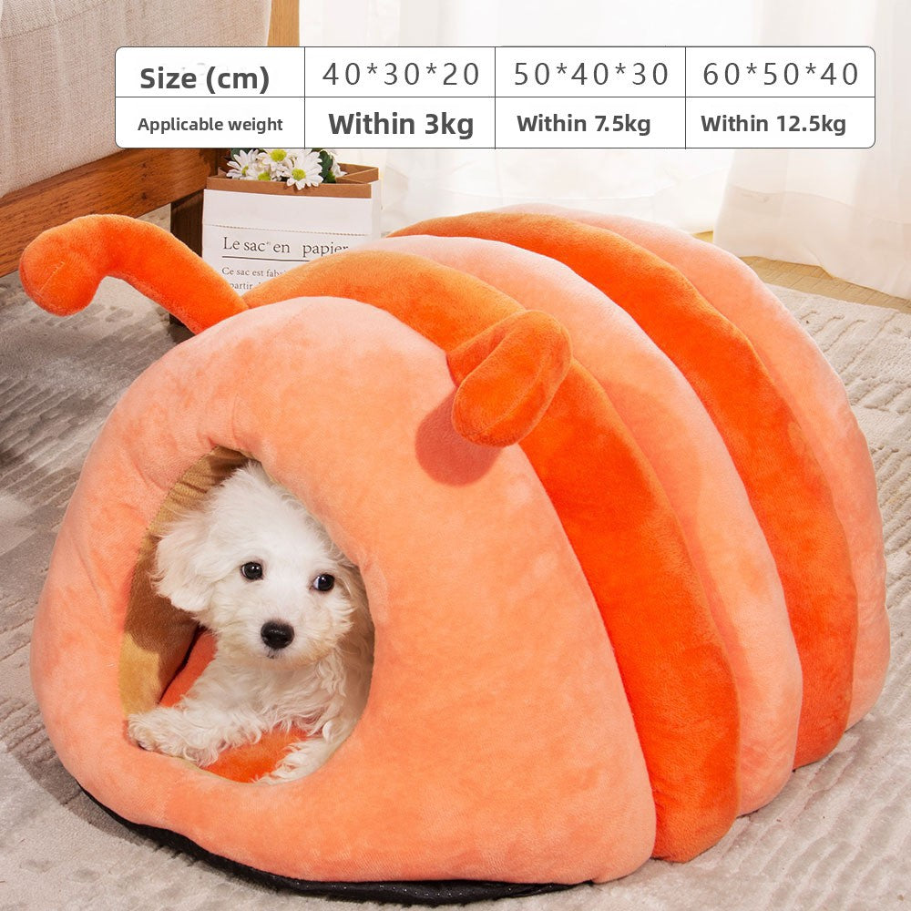 Novelty shark shaped pet nest bed in soft plush, photo 12