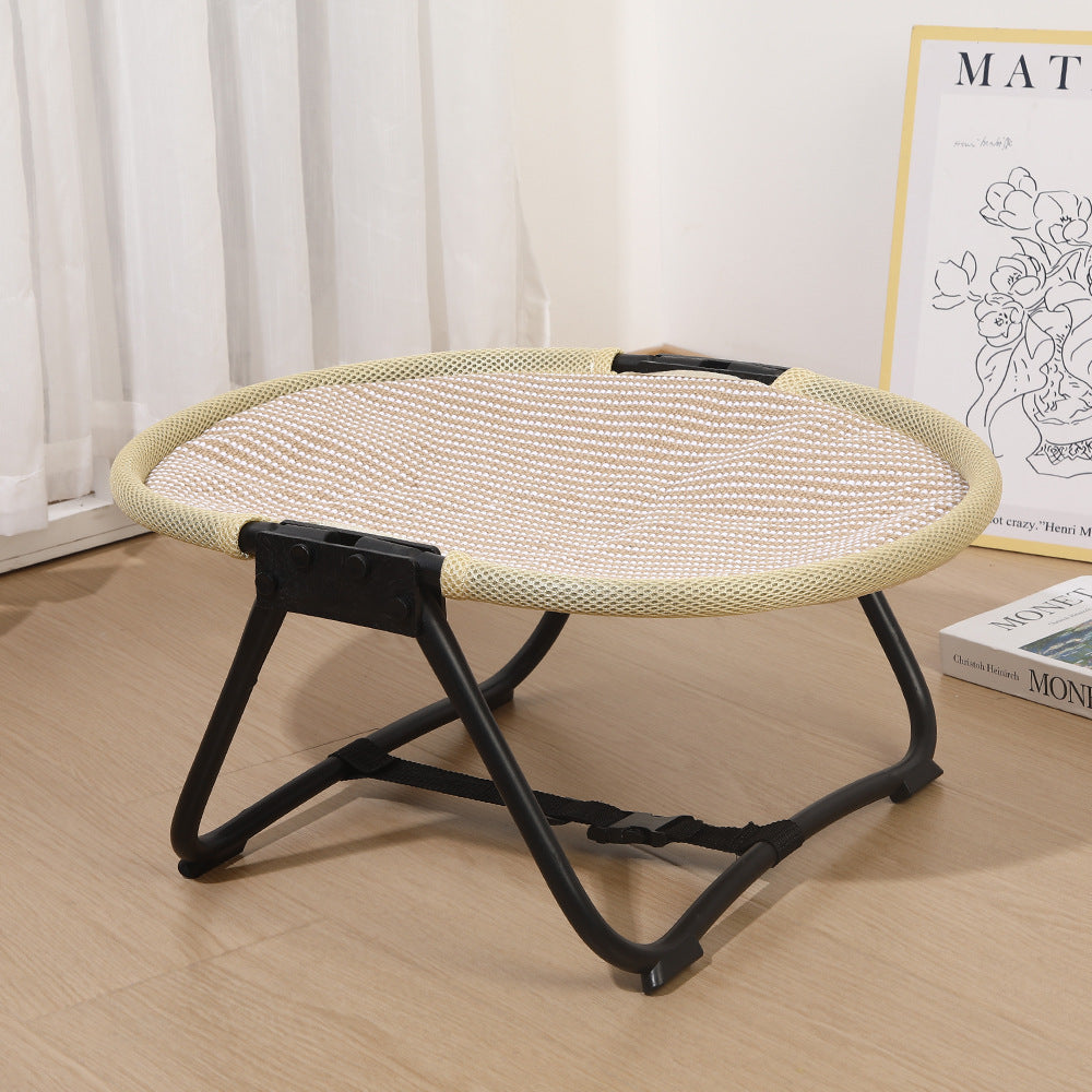 Portable Foldable Elevated Pet Bed, Raised Cot for Dogs and Cats