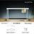 Small desktop plastic fish tank with clear cover and air pump, view 17