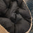 Round removable washable pet nest bed in khaki