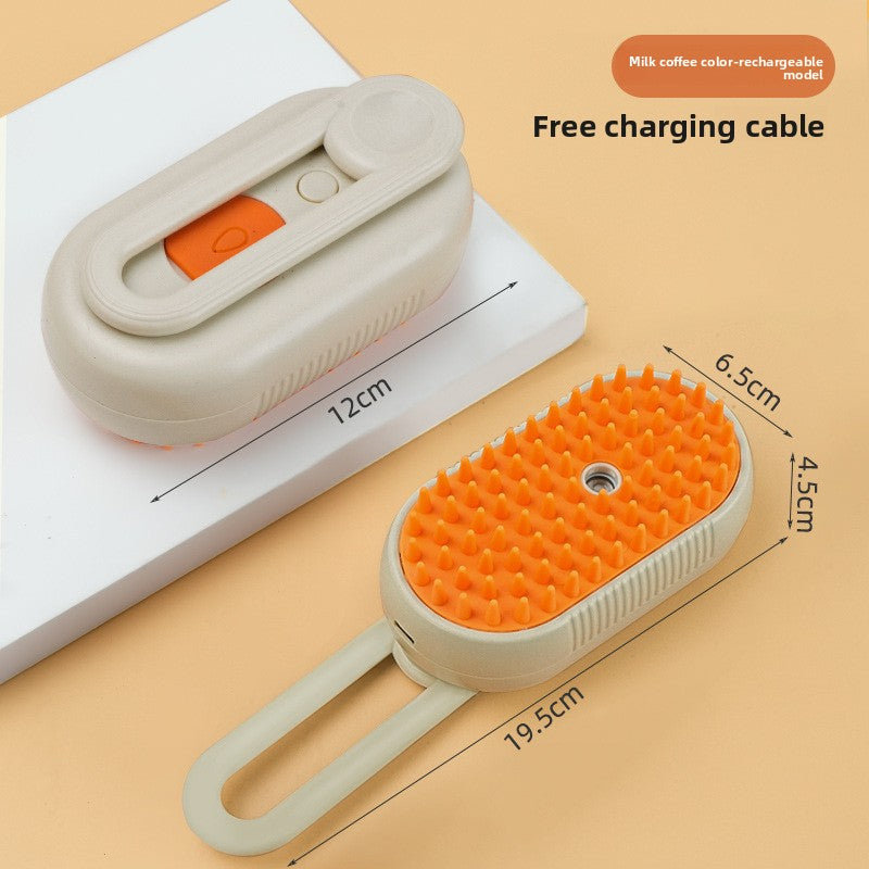 Spray Massage Comb with Steam, Fine Mist Detangler for Dogs and Cats