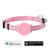 Reflective Bluetooth tracker collar for cats and small dogs in Purple iOS Version, top view