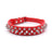 Punk-style studded PU dog collar, 3 sizes available