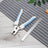 Stainless Steel Pet Nail Clippers with Wave or Curved Handle
