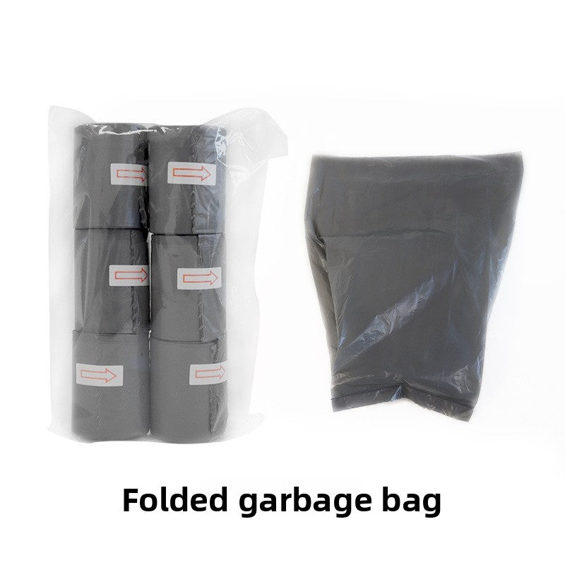 Foldable dog poop scooper with bag holder in 6 Large Fold-Top Bag Rolls, size Large