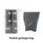Foldable dog poop scooper with bag holder in 6 Large Fold-Top Bag Rolls, size Large
