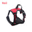 H shape reflective dog harness for medium and large dogs in black, view 14