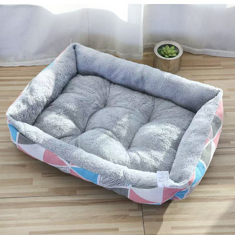 Suede Plush Pet Bed Mat for Dogs and Cats, All-Season Cushion