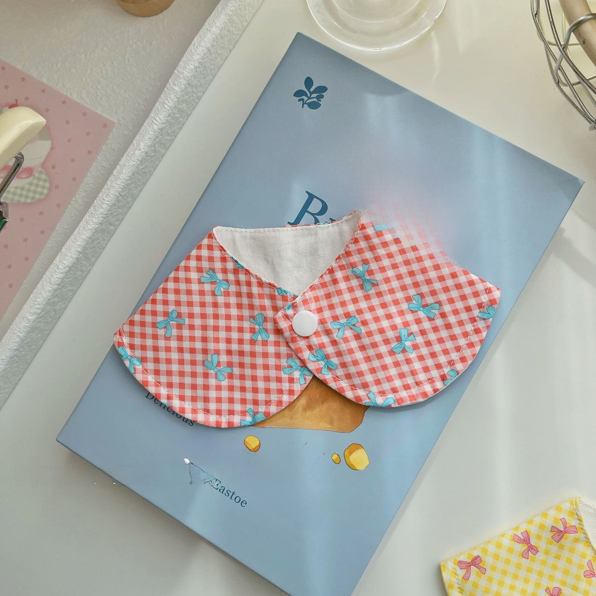 Cotton bow bib scarf for dogs and cats, available in 4 colours, image 12