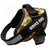 Reflective Oxford dog harness with hook and loop patch areas, 6 sizes available