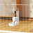 Hanging Pet Food and Water Bowl with Mounting Accessories for Cages and Walls