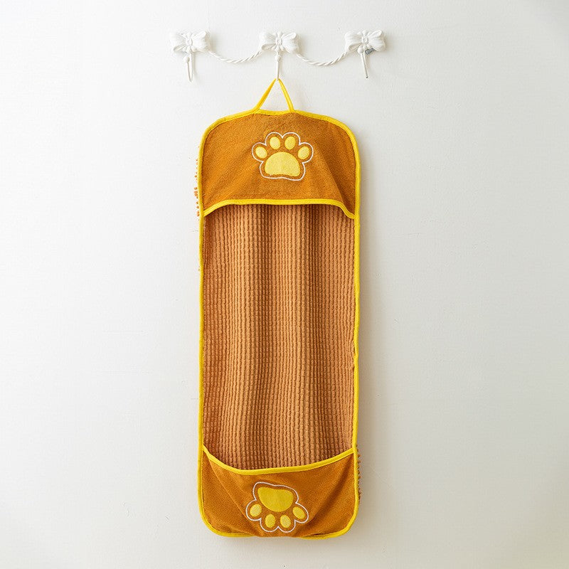 Super absorbent and quick-drying bath towel for pets