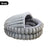 Thick plush semi-enclosed cat bed with waterproof base in Dark Grey, size Medium 60cm