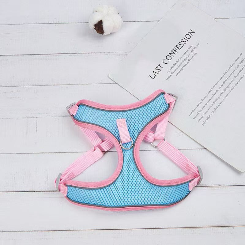 Breathable vest harness for small dogs and cats, available from Pet Royale UK