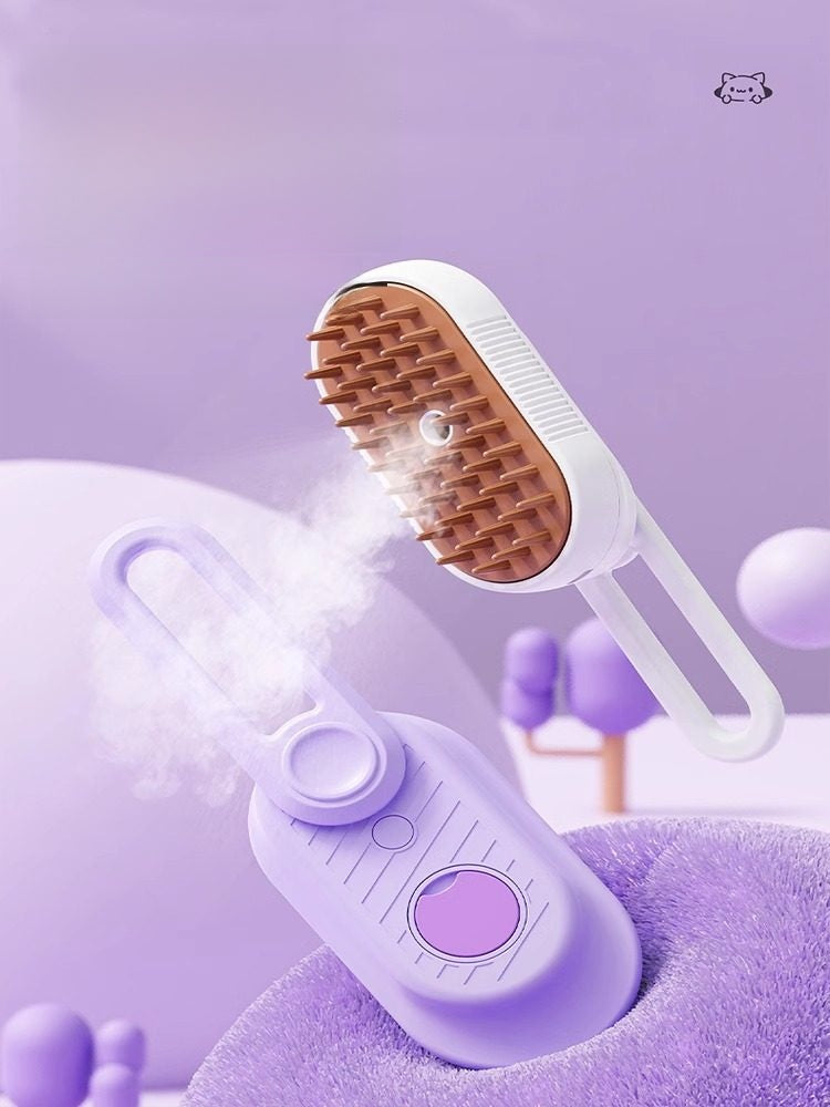 Electric Spray Massage Brush, Fine Mist Comb for Shedding Pets