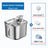 Automatic 2L Pet Water Dispenser with 304 Stainless Steel, Quiet Pump and Layered Filter