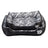 Zebra print dog bed with soft cotton sleeping area