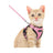 Reflective vest harness with adjustable lead in 5 colour options