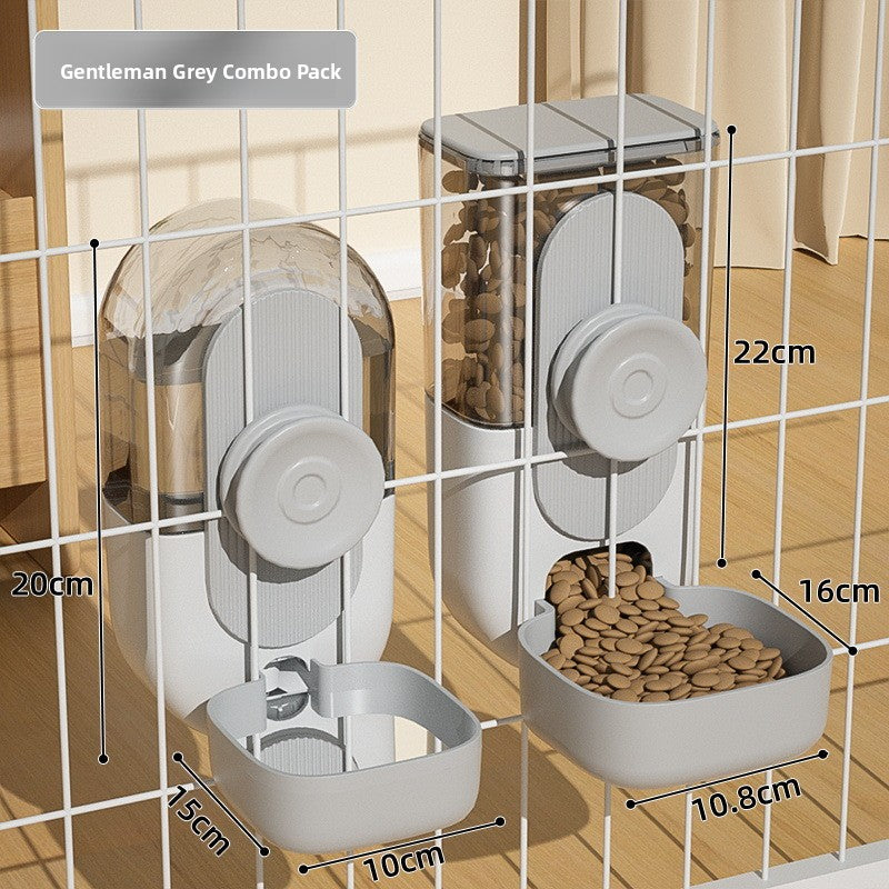 Automatic Pet Food and Water Dispenser Set