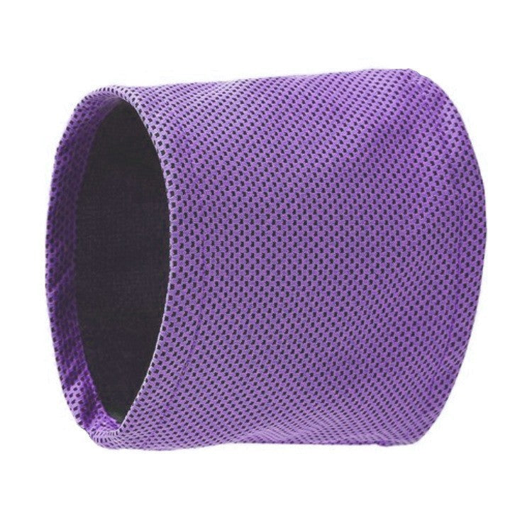 Lightweight knitted summer dog scarf in rose red, product image 5