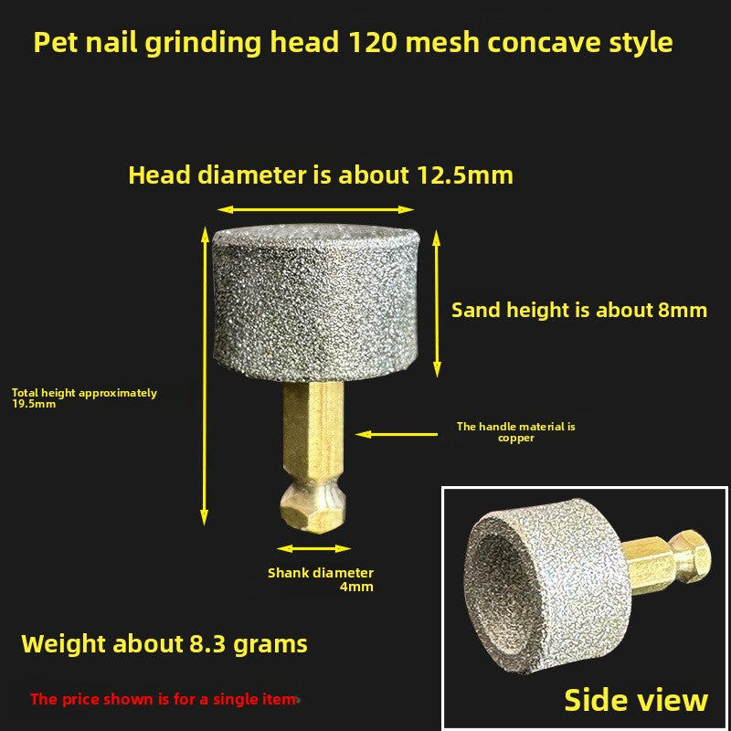 Diamond Replacement Grinding Heads for Pet Nail Grinders