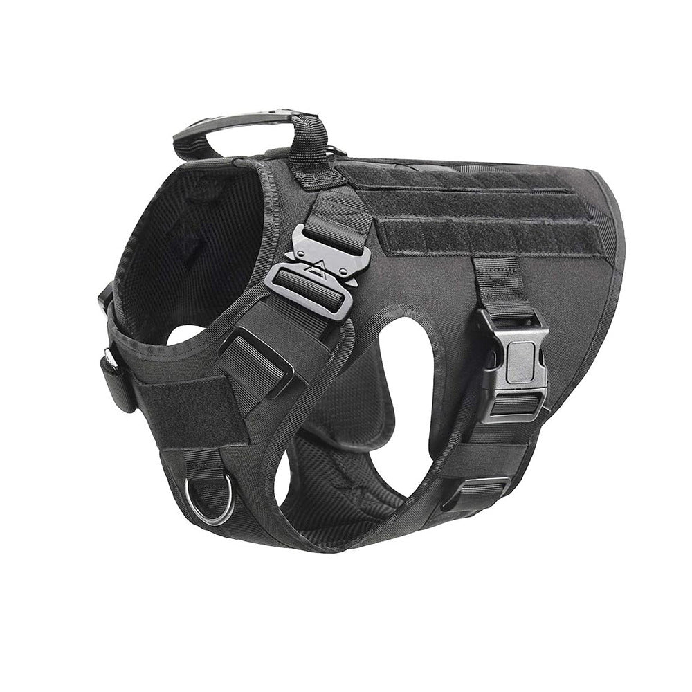 Tactical nylon collar and lead for dogs, 4 sizes available