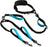 Hands-free double dog lead with bungee buffer in 10 colour options