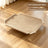 Solid Wood Elevated Pet Bed with Washable Pad, Raised Platform