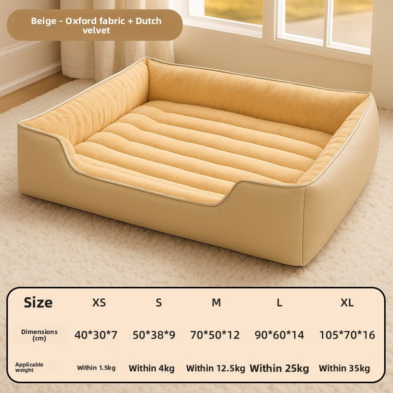 Waterproof Oxford dog crate mat with soft velvet top, photo 42 of 68