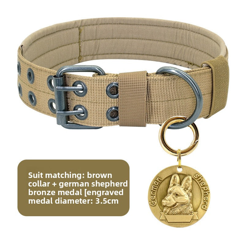 Heavy-duty nylon collar for large dogs, 3 sizes available