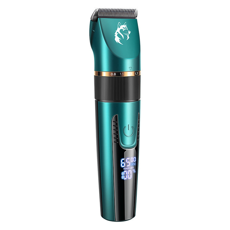 Waterproof Cordless Pet Clipper with Oil Bottle and Cleaning Brush