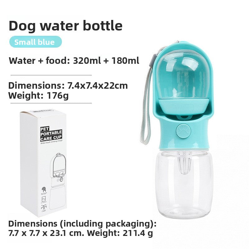 Dog drinking