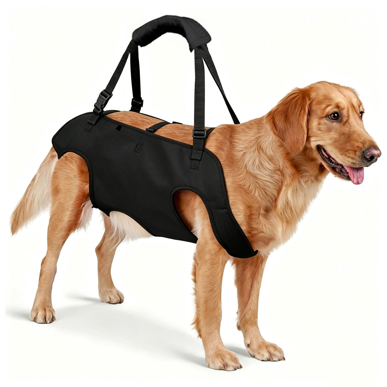 Reflective dog harness with lift handle for older dogs, view 9