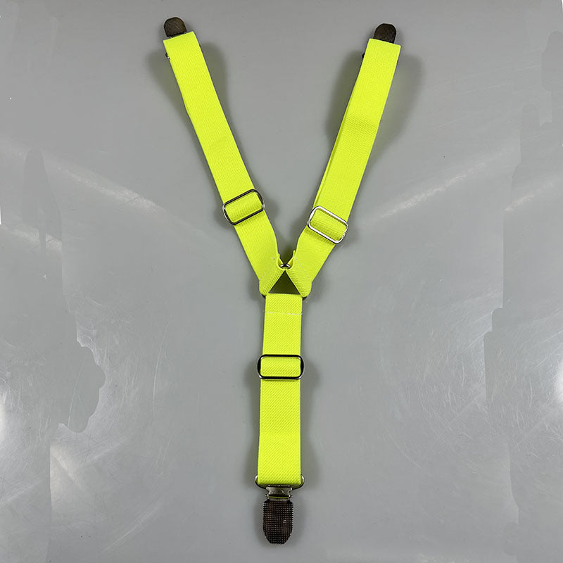 Adjustable elastic dog diaper suspender strap in plaid pattern, view 87