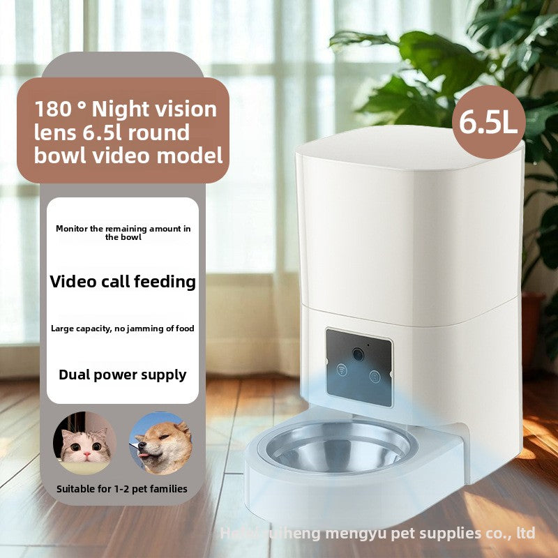 Automatic Pet Feeder with Smart Timer and Camera