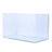 Curved glass goldfish tank on a desk with plants, view 5