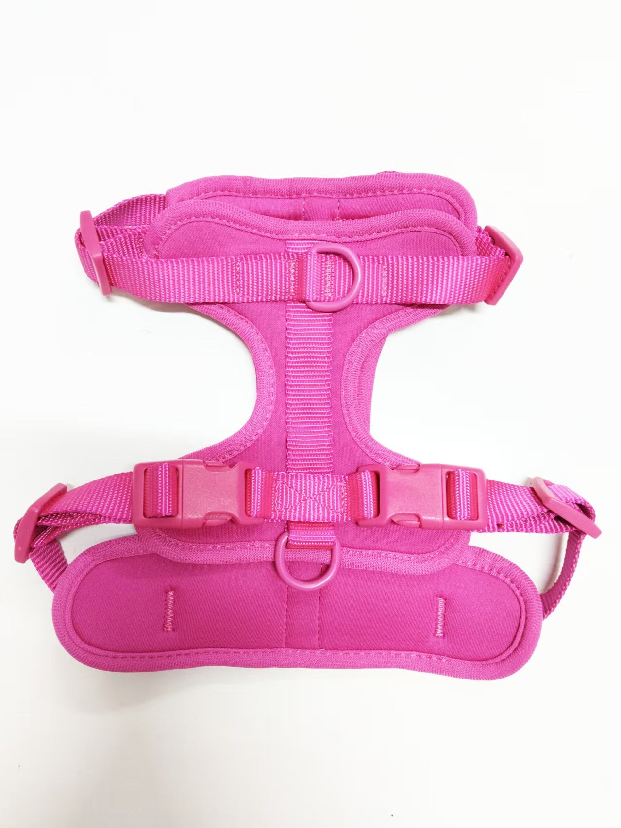 PVC dog harness lead and collar set in bright colours, 4 sizes available