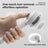 Deshedding Brush with One-Button Hair Release for Cats and Dogs