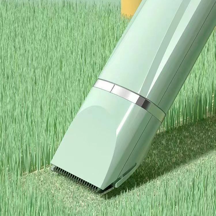 Compact Pet Hair Clipper with Interchangeable Blades, Quiet Trimmer