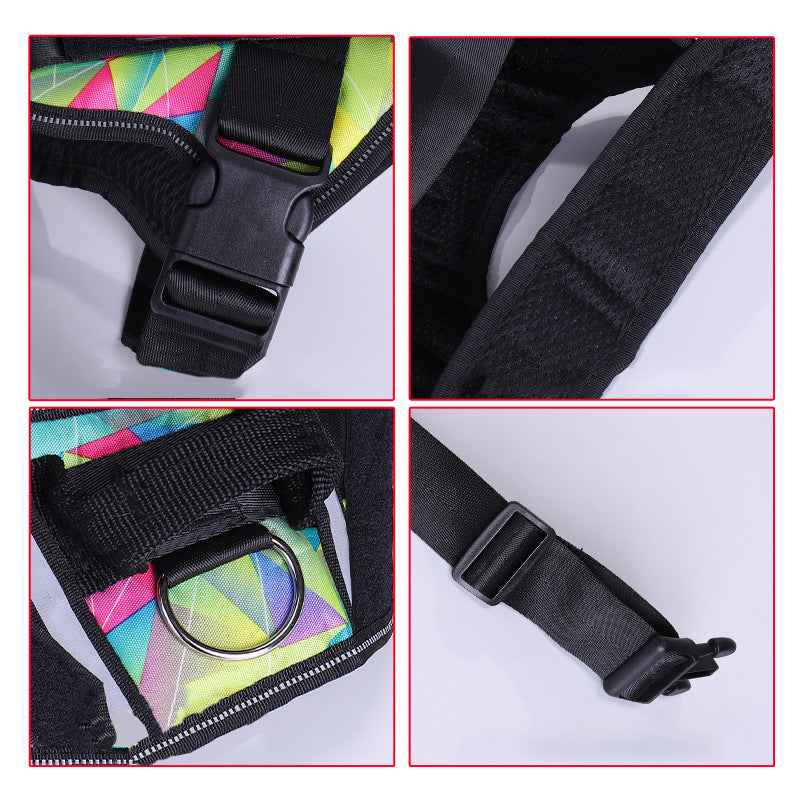 Reflective air mesh dog harness, ideal for everyday use