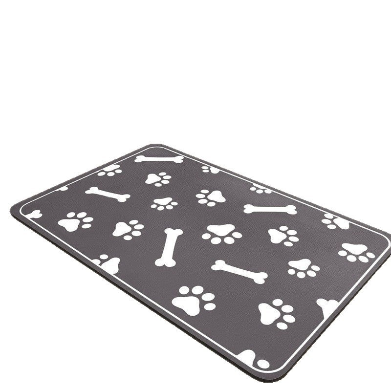 Quick-dry diatomite pet feeding mat, product detail photo